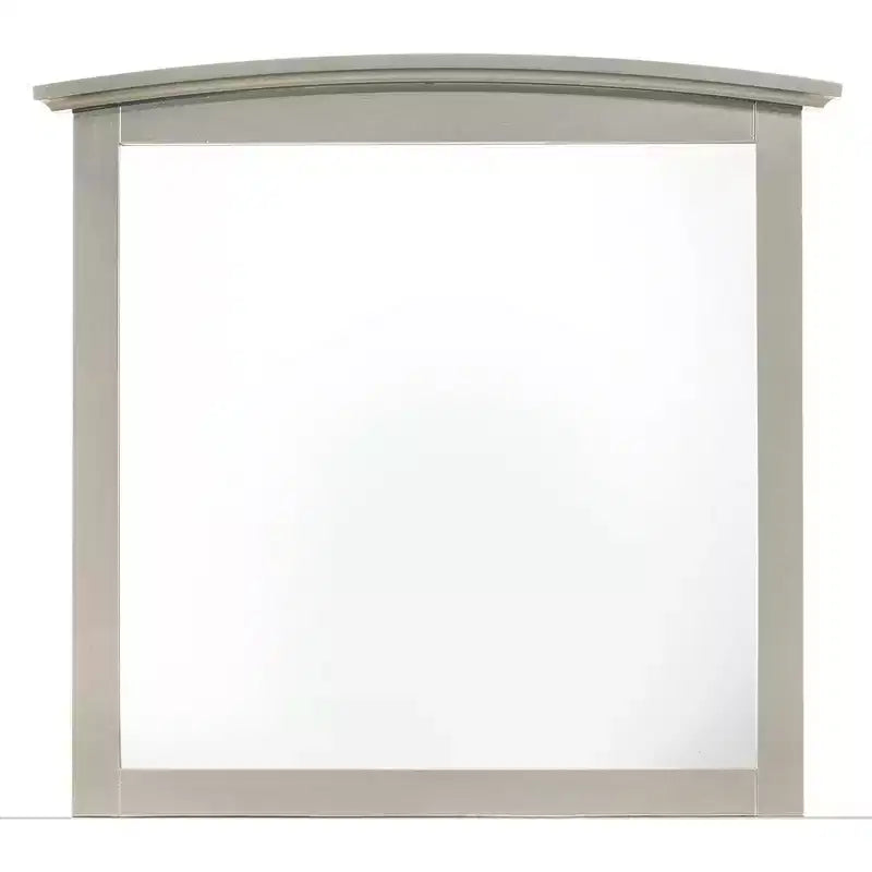 Passion Furniture Miroir de commode rectangulaire classique encadré, 37 po x 35 po