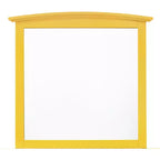 Passion Furniture Miroir de commode rectangulaire classique encadré, 37 po x 35 po