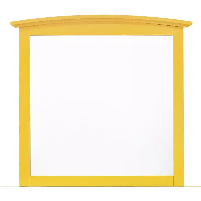 Passion Furniture Miroir de commode rectangulaire classique encadré, 37 po x 35 po