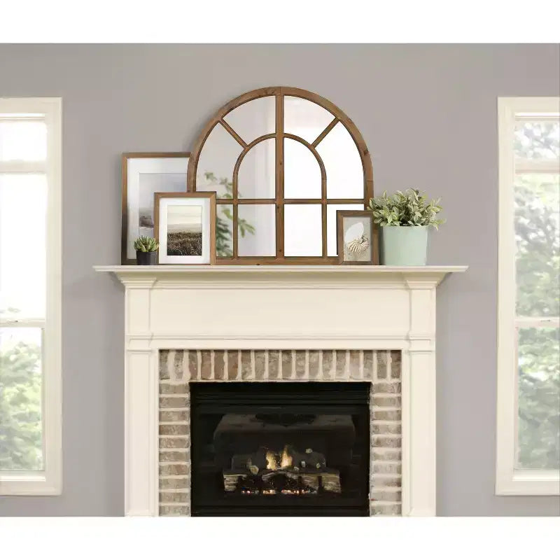 Miroir en bois à large arche Kate and Laurel Boldmere