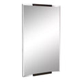 Kate and Laurel Erina Metal Rectangle Mirror, 20x31, Bronze