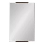 Miroir rectangulaire en métal Erina de Kate and Laurel, 20x31, bronze