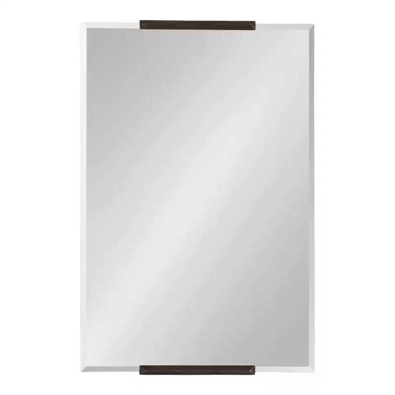 Miroir rectangulaire en métal Erina de Kate and Laurel, 20x31, bronze