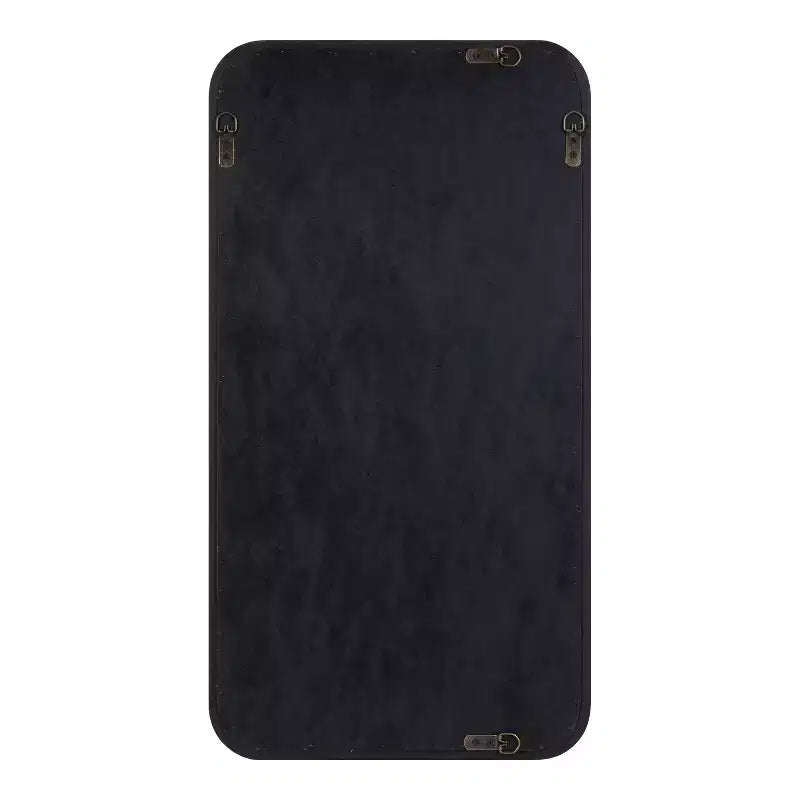 Miroir mural encadré en bois Pao Kate et Laurel, 17x32, gris