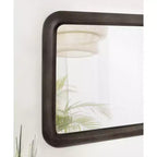Miroir mural encadré en bois Pao Kate et Laurel, 17x32, gris