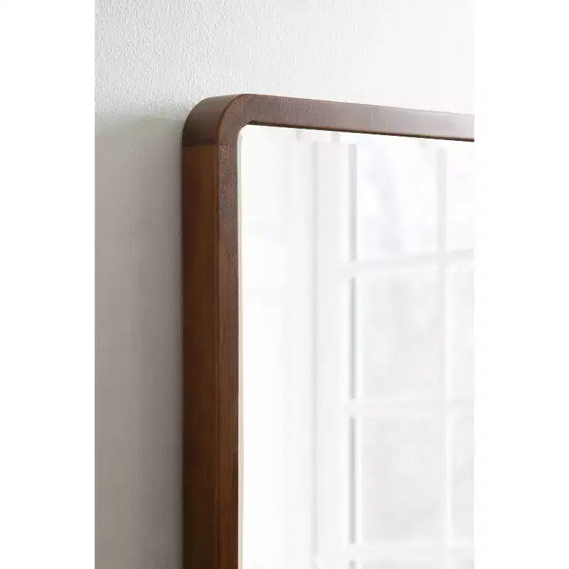 Miroir mural rectangulaire Kate and Laurel McLean Wood Radius
