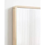 Miroir mural rectangulaire Kate and Laurel McLean Wood Radius