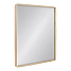 Miroir mural rectangulaire Kate and Laurel McLean Wood Radius