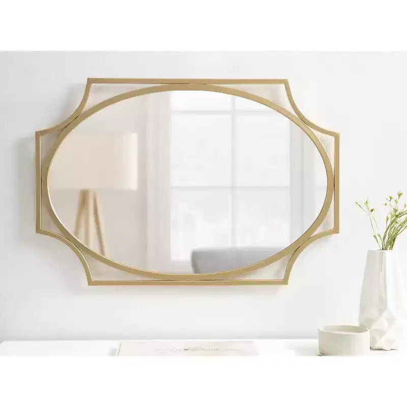 Miroir Mural Scallopé Kate et Laurel Rateau