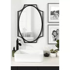 Miroir Mural Scallopé Kate et Laurel Rateau
