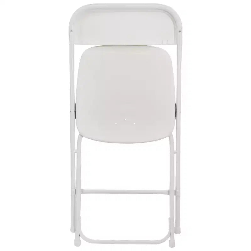 Chaise Pliante en Plastique Blanc Elama (4 pièces)