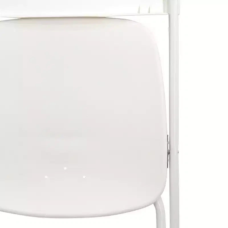 Chaise Pliante en Plastique Blanc Elama (4 pièces)