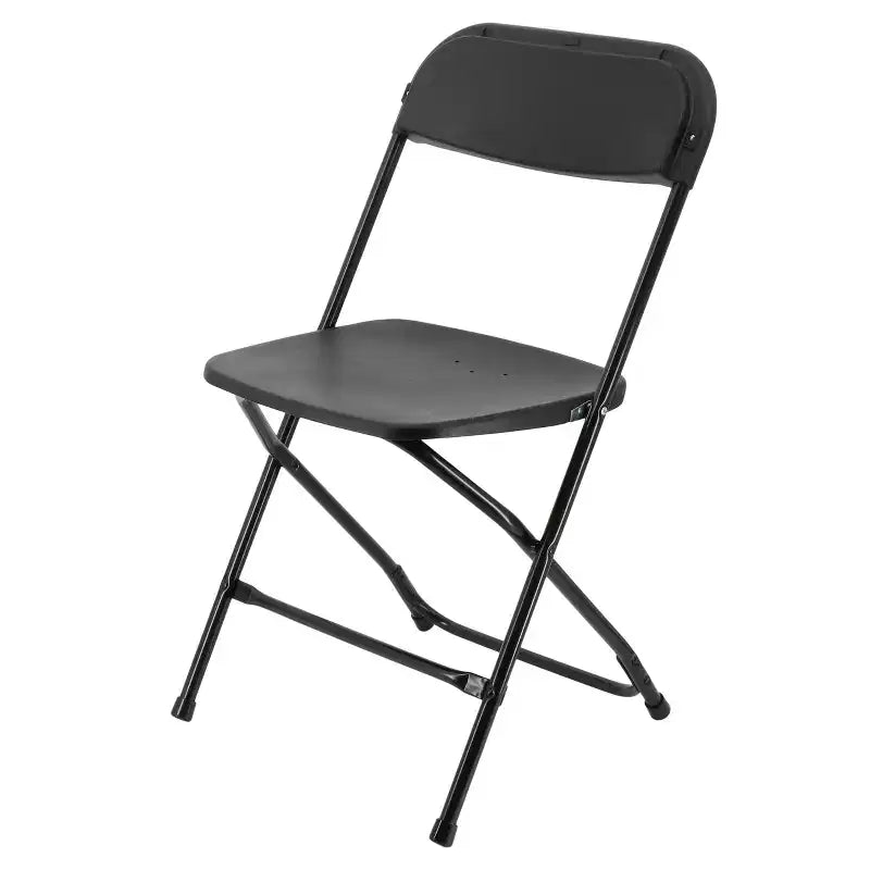 Chaise Pliante en Plastique Blanc Elama (4 pièces)