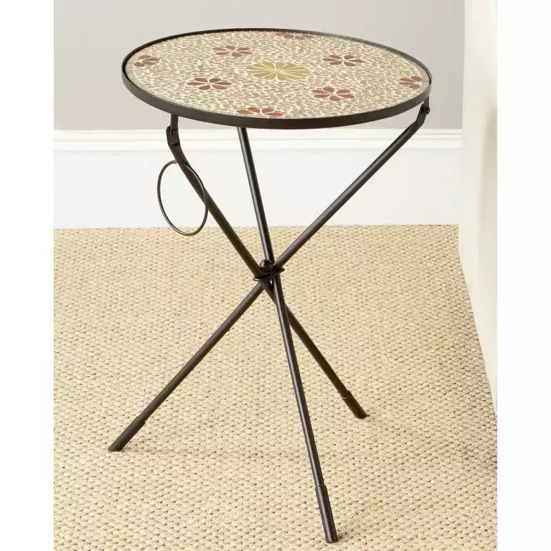 Table d'appoint Solinus - FOX3205A - Or/Noir - Safavieh Couture