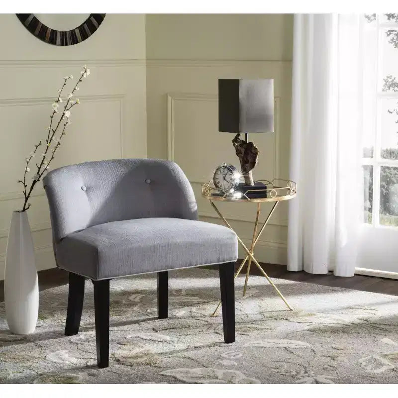 Fauteuil de coiffeuse Bell - MCR4203 - Gris arctique/Taupe - Safavieh Couture