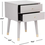 Table de chevet Lyla Retro - FOX6234 - Safavieh Couture