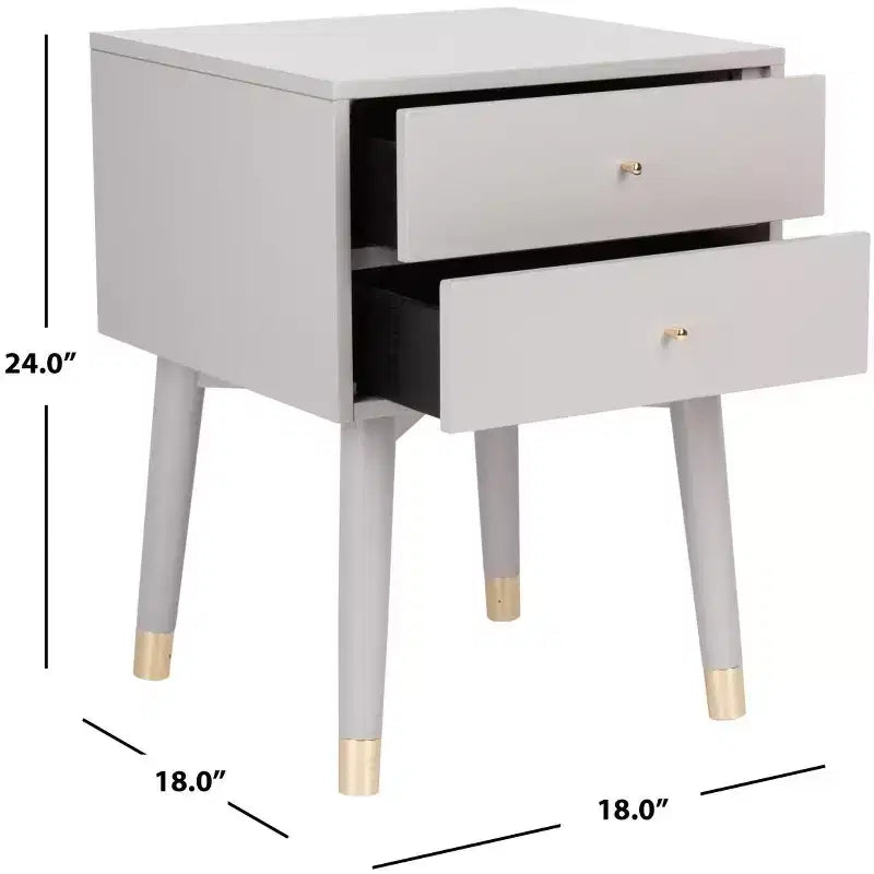 Table de chevet Lyla Retro - FOX6234 - Safavieh Couture