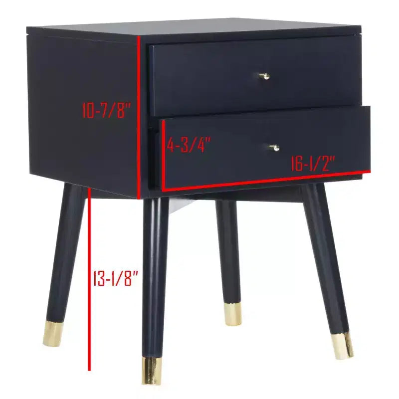 Table de chevet Lyla Retro - FOX6234 - Safavieh Couture