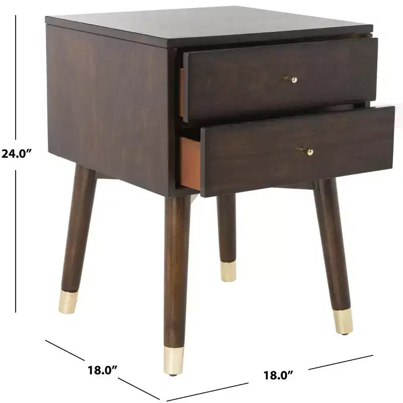 Table de chevet Lyla Retro - FOX6234 - Safavieh Couture