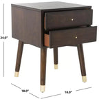 Table de chevet Lyla Retro - FOX6234 - Safavieh Couture