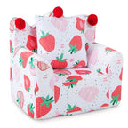 Costway Canapé Enfant Fauteuil en Mousse Rembourré Dinosaure Canapé pour Tout-Petit avec Housse et Coussin