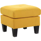 Passion Furniture Newbury Pouf rembourré en polyester