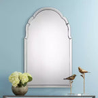 Miroir arqué Uttermost Brayden biseauté à la main 24 x 40