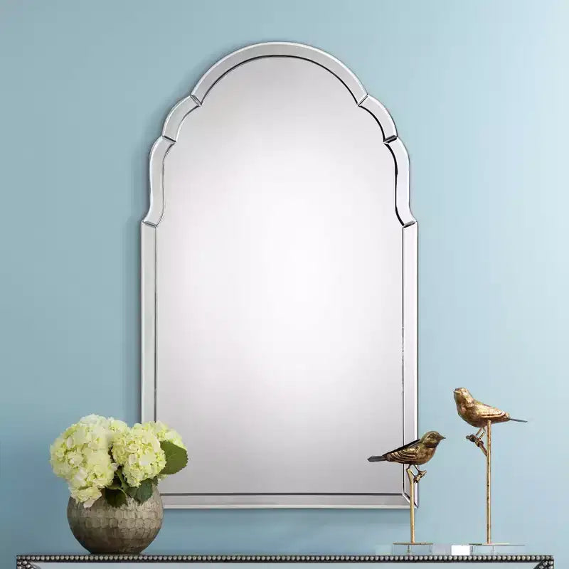 Miroir arqué Uttermost Brayden biseauté à la main 24 x 40