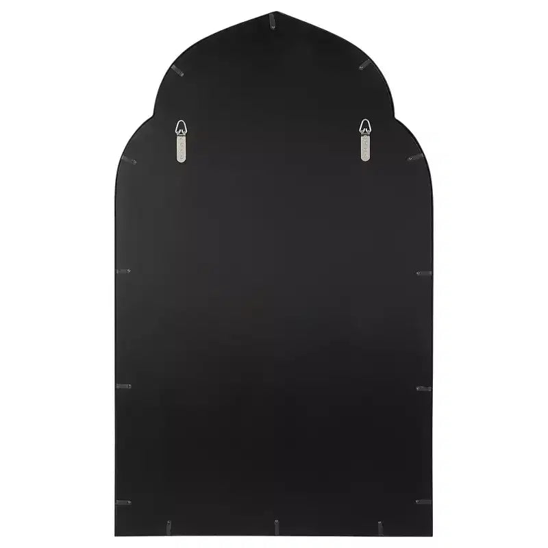 Miroir Mural Décoratif Uttermost Arch Vanity Moderne Cadre En Fer Forgé Noir Mat Audacieux 24 po de Large pour Salle de Bain Chambre Salon