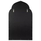 Miroir Mural Décoratif Uttermost Arch Vanity Moderne Cadre En Fer Forgé Noir Mat Audacieux 24 po de Large pour Salle de Bain Chambre Salon