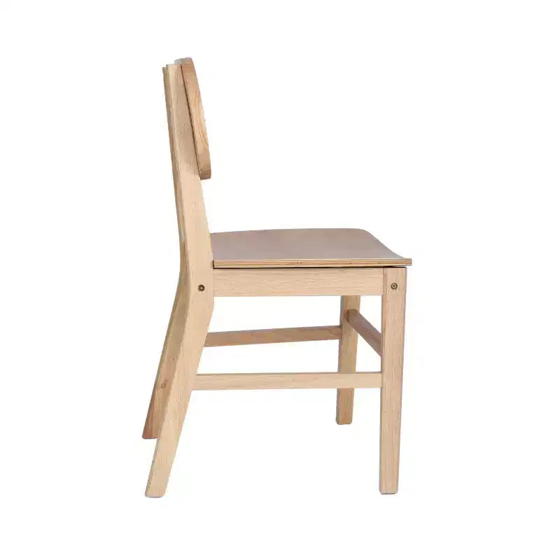 Flash Furniture Jacob Lot de 2 chaises de salle à manger et d'événement commerciales en rotin de canne avec cadre et assise en bois massif