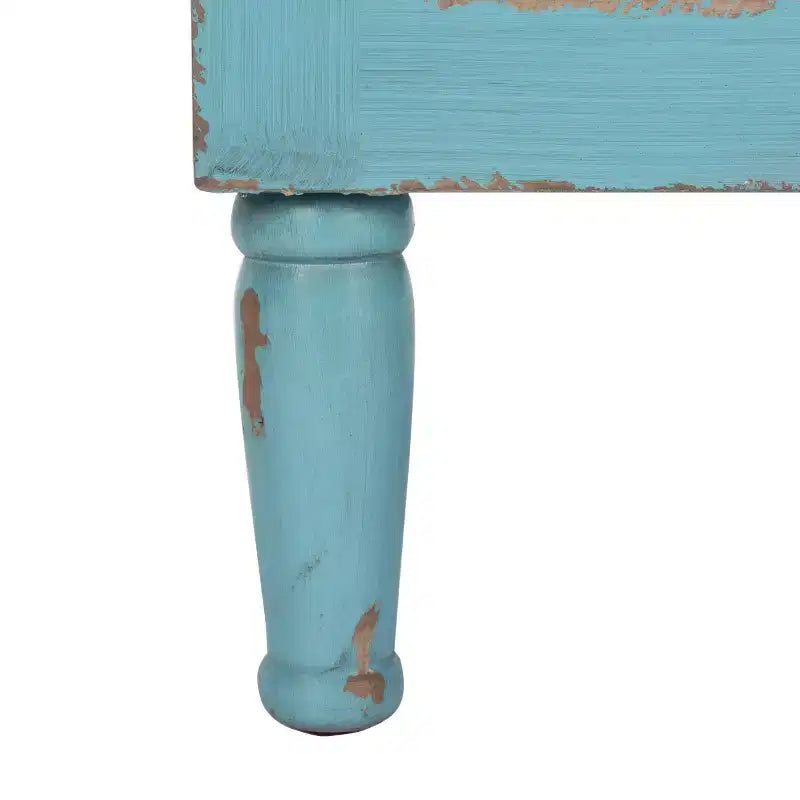 Commode 3 tiroirs Talbot - AMH1517 - Bleu vieilli - Safavieh Couture