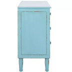 Commode 3 tiroirs Talbot - AMH1517 - Bleu vieilli - Safavieh Couture
