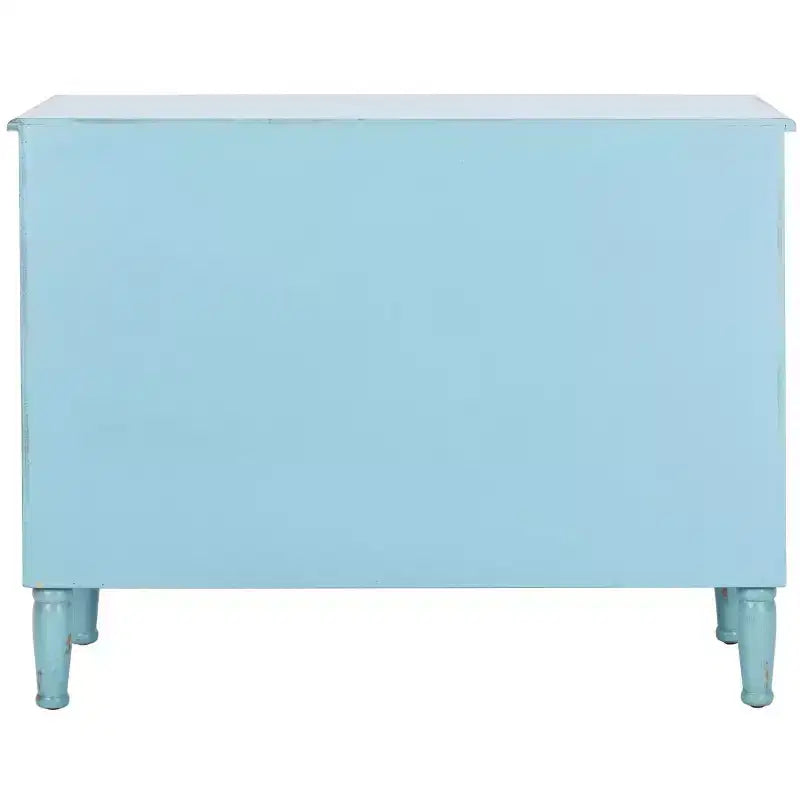 Commode 3 tiroirs Talbot - AMH1517 - Bleu vieilli - Safavieh Couture