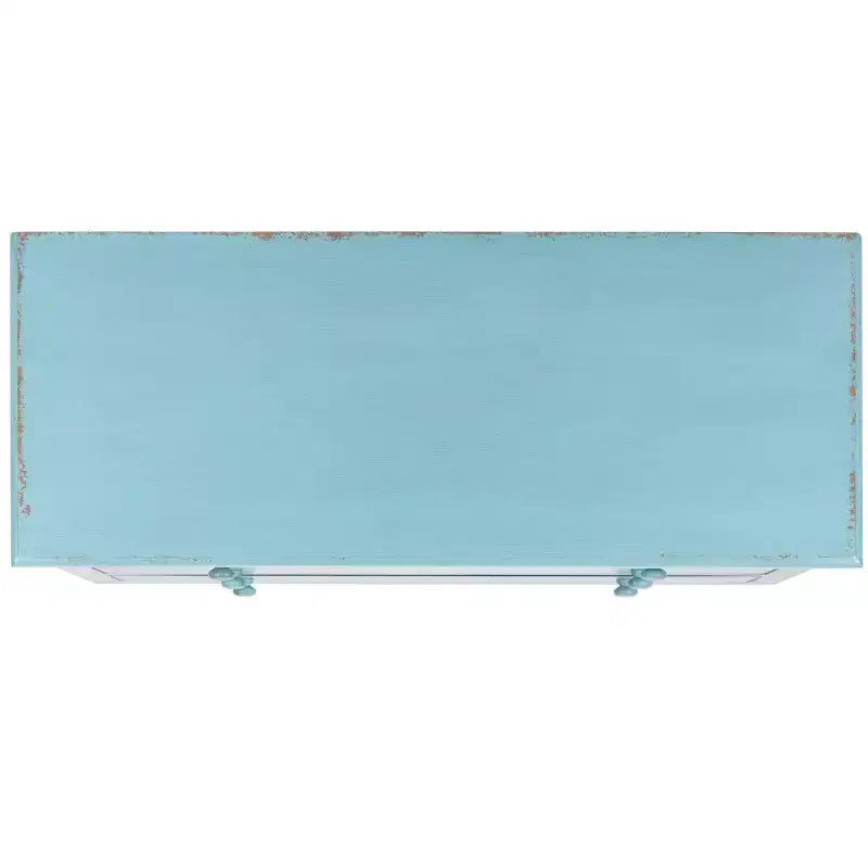 Commode 3 tiroirs Talbot - AMH1517 - Bleu vieilli - Safavieh Couture