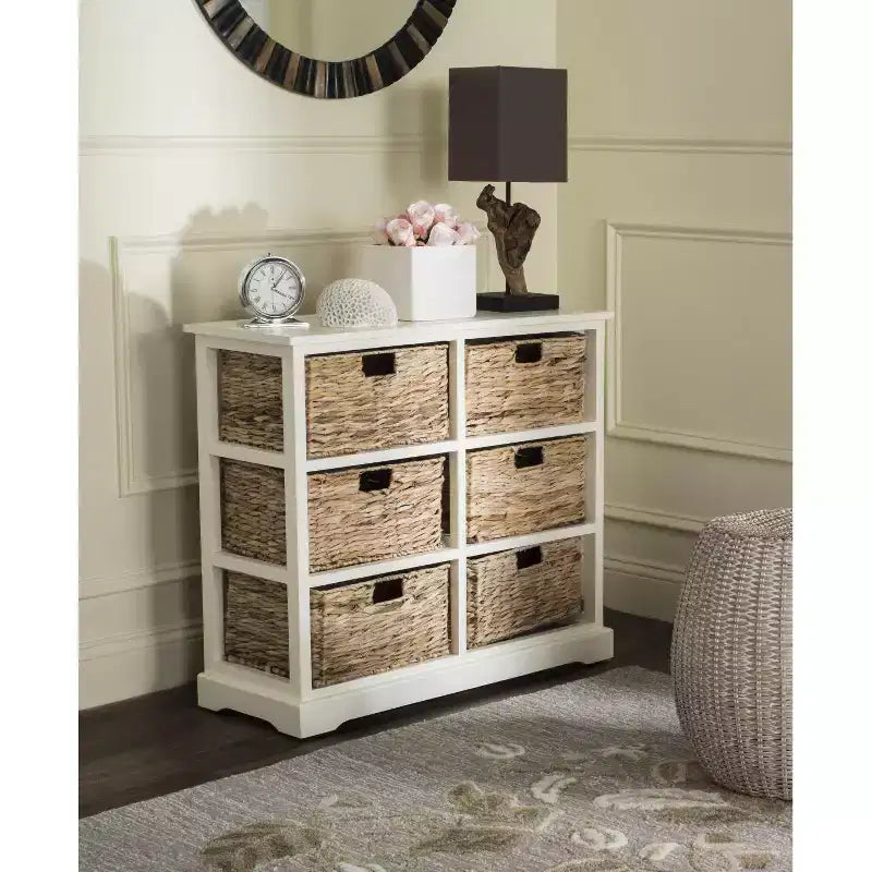 Commode à 6 paniers de rangement Keenan - AMH5740 - Safavieh Couture