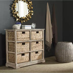 Commode à 6 paniers de rangement Keenan - AMH5740 - Safavieh Couture