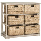 Commode à 6 paniers de rangement Keenan - AMH5740 - Safavieh Couture