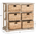 Commode à 6 paniers de rangement Keenan - AMH5740 - Safavieh Couture