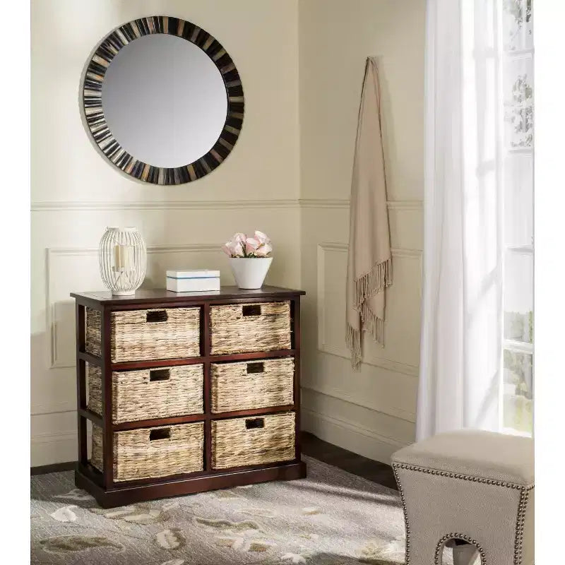 Commode à 6 paniers de rangement Keenan - AMH5740 - Safavieh Couture