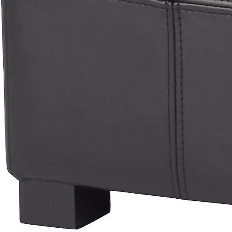 Repose-pieds de rangement capitonné Maiden Square - HUD8231 - Safavieh Couture