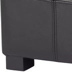 Repose-pieds de rangement capitonné Maiden Square - HUD8231 - Safavieh Couture