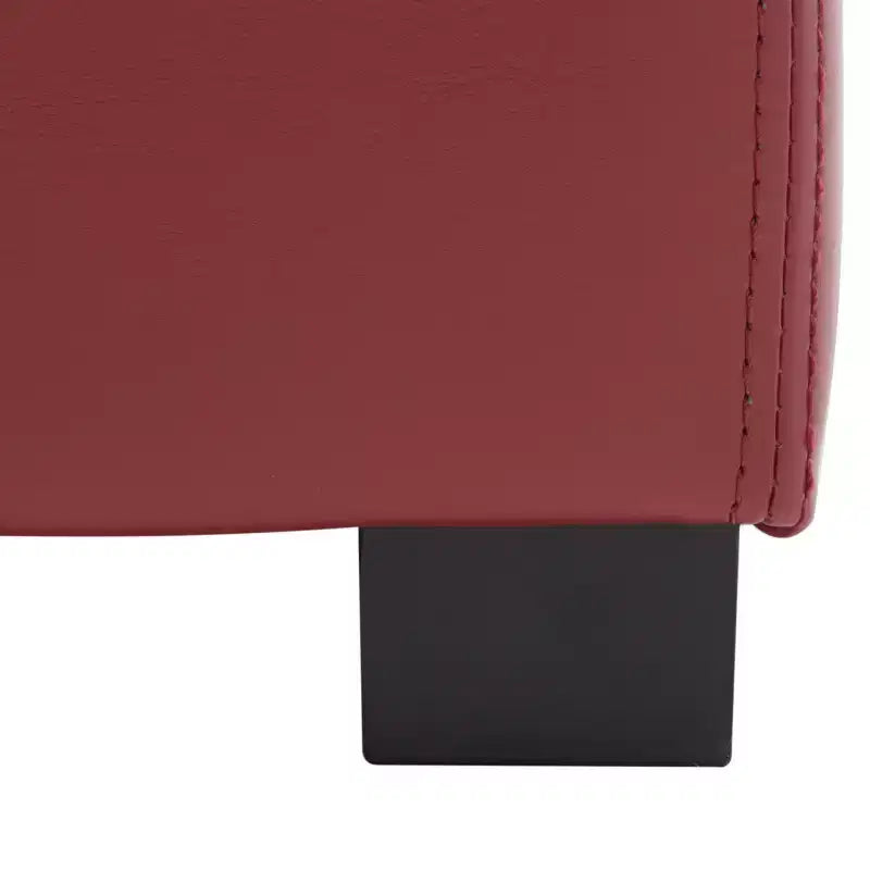 Repose-pieds de rangement capitonné Maiden Square - HUD8231 - Safavieh Couture