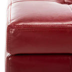 Repose-pieds de rangement capitonné Maiden Square - HUD8231 - Safavieh Couture