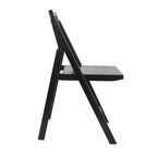 Merrick Lane Lot de 2 chaises pliantes en rotin et cannage