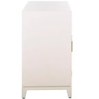 Commode Nigel 2 portes 1 tiroir - CHS6600 - Blanc/Laiton - Safavieh