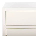 Commode Nigel 2 portes 1 tiroir - CHS6600 - Blanc/Laiton - Safavieh