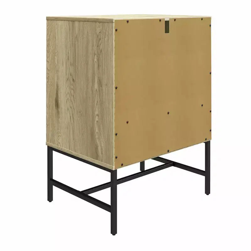 Meuble tourne-disque Brookville RealRooms, Naturel