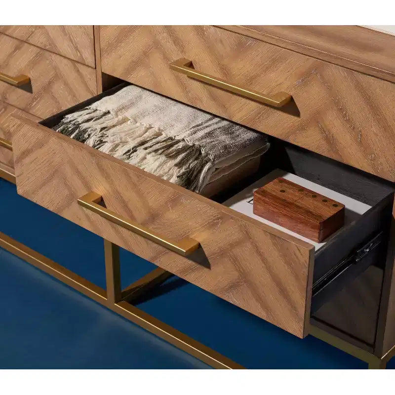 Commode moderne à 6 tiroirs Estelle - SFV2105 - Safavieh Couture