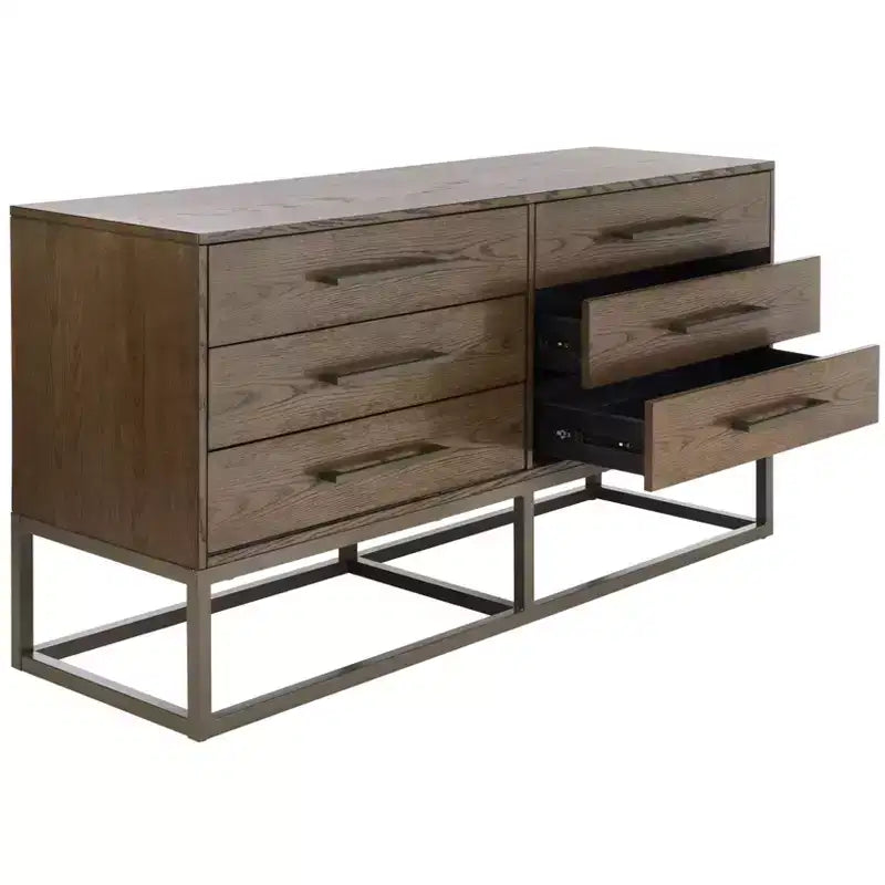 Commode moderne à 6 tiroirs Estelle - SFV2105 - Safavieh Couture